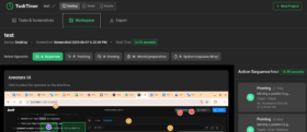 screenshot from TaskTimer